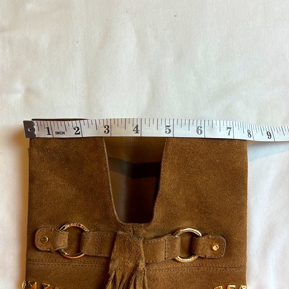 NWT - MICHAEL KORS SZ-10 REENA STUDDED Tall OTK Boots -approx 4” HEEL in ORIGINA - Picture 10 of 12